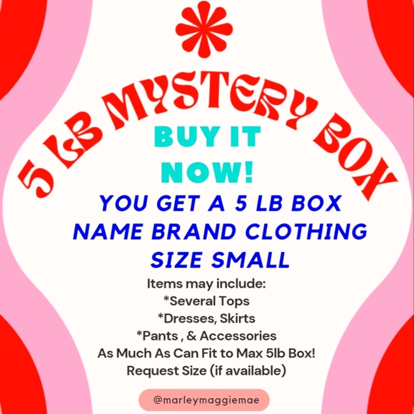 SMALL 4/27 Sizes! Spring 5 lb Box of Items Discount Shipping! Closet Closeout! - Picture 5 of 5